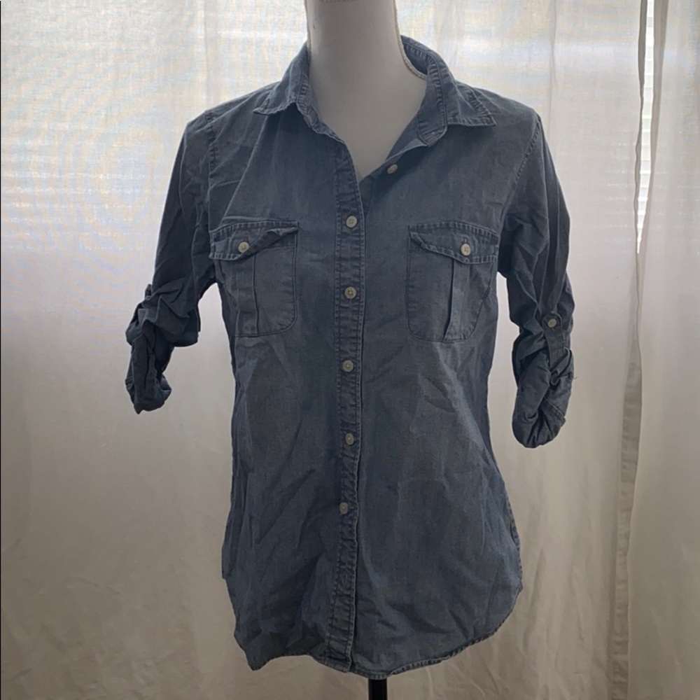 Jcrew the perfect shirt denim small